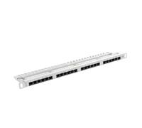 PATCH PANEL LANBERG CAT.6 UTP 24 PUERTOS 0.5U RACK 19 GRIS