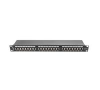 Panel de conexión 24 PUERTOS 1U cat.5e apantallado PPS5-1024-B