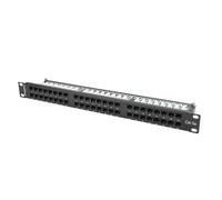 LANBERG Patch Panel PPU5-1048-B 48 Puertos CATEGORIA 5E 19 1U Negro