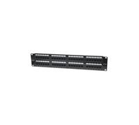 Panel de conexión 48 puertos RJ45 UTP Cat.5e 2U rack 19 513579