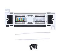 Panel de Conexión 568A Panel de Conexión Montado en la Pared Rackmoun a Través de Paneles de Conexión Accesorios Paneles de Conexión Ethernet Rj45 Cat6
