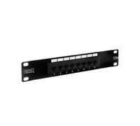 Panel de conexión completo 10 pulgadas 8x RJ45 U/UTP DN-91508U