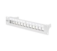 Panel de conexión modular 10 12x Keystone, apantallado DN-91419