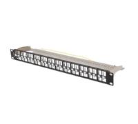 Panel de conexión vacío RACK 19 1U para 48 módulos PPKS-1248-B