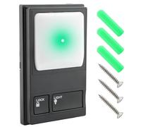 Panel de control de abridor de puerta de garaje, panel de control multifunción, panel de repuesto con cable, botón de teclado de pared compatible con abridor de puerta de garaje de 78 lm