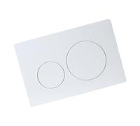 Panel de control de descarga de inodoro resistente a la erosión, botones dobles de ahorro de agua, perfil bajo, tipo contemporáneo, para uso doméstico, componente de descarga de inodoro ABS
