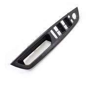 Panel De Control De Elevalunas Eléctrico Para Puerta Reposabrazos Moldura De Manija De Puerta Para X5 X6 E70 E71 E72 2007-2013 Manijas Puerta Interior(LHD Carbon)