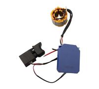 Panel de control de herramientas eléctricas Taladro eléctrico de litio 3820, motor sin escobillas, interruptor, placa de control y rotor, 21 V, 12 dientes, accesorios for placa de control.