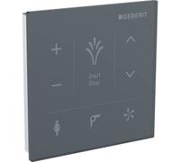 Panel de control de pared Geberit, para Geberit AquaClean Mera y AquaClean Tuma, 147038SJ1, Color: Vidrio Negro - CM