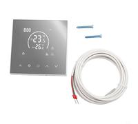 Panel de control de temperatura para calefacción por suelo radiante eléctrico: termostato inteligente con seguridad infantil y funciones programables. (Electric heating)