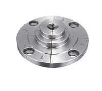 Panel de control de torno de madera Mandril de torneado de madera reversible de 3,5 pulgadas Rosca de 1 pulgada X 8TPI Accesorios de mandril de torno de madera Mandíbulas Herramienta de torneado de to