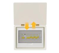 Panel de control - Placa de acceso sin taladrar, puerta de suministro magnética, panel de inspección sanitaria, solución de ocultación de pared limpia | Cubierta extraíble para acceso eléctrico, ideal