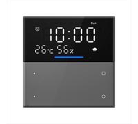 Panel de control por voz Tuya Little Smart Spirit con interruptores de 2 canales, control por zonas de escena de 2 canales, Wi-Fi 2.4G + infrarrojos