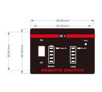 Panel de control remoto Gembird EG-PWC-PSWRC-01 alámbrico para inversores