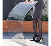 Panel de cubierta de policarbonato transparente de 1 mm de grosor para invernaderos, techos, toldos, terrazas y cubiertas (1,22 x 15 m)