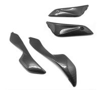 Panel de cubierta lateral del tanque de gas carenado de fibra de carbono negro para Honda Cbr1000rr 2004 2005 2006 2007 material ABS ajuste directo reemplazo deportivo aspecto de carreras cuerpo kit