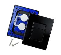 Panel de descarga de inodoro contemporáneo con diseños de textura fina, placa de cubierta de tanques de agua ABS para sistemas GD2, compatible con 38732 38966, accesorios de inodoro contemporáneos