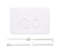 Panel de descarga doble para inodoro diseñado, para uso con Geberit UP300 UP320 y para series 01 10 20 21 30 50 60 en variantes de acabado surtido (blanco)