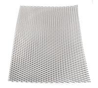 Panel de dureza Placa perforada de malla de titanio de metal con orificio expandido de tamaño 200 mm x 300 mm x 0,5 mm for maquinaria química, lámina de titanio grabado en metal