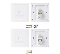 Panel de enchufe de computadora tipo 86, módulo de red RJ45, CAT5E, toma de interfaz de cable