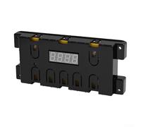 Panel de estufa de gas de repuesto 5304518661 para Electrolux para Kenmore Interruptor de 7 teclas Controlador de temperatura Reloj integrado Negro 25 cm