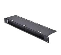Panel de gestión de cables Digitus con tira de cepillo 1U para armarios 19" profesional