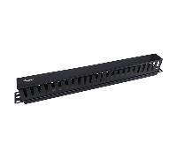 PANEL DE GESTION DE CABLES PARA RACK 19" COLOR PLASTICO NEGRO EQUIP 327314