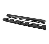 Panel de Gestión de Cables Vertical 22U Lanberg AK-1212-B Set 2 Piezas Negro para Rack 19" 800mm