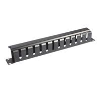 Panel de gestión de cables WP WPN-ACM-302-B 2U 19" Negro