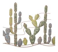 PANEL DE HIERRO CACTUS -B-