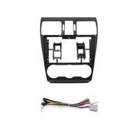 Panel De Instalación De Radio para Subaru para Forester XV WRX para Levorg 2011-2018, Adaptador De 9 Pulgadas para Marco De Coche Marco Radio de Coche(15-18 Frame Cable)