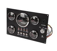 Panel de Instrumentos Boat Dash, Panel de Instrumentos de Barco Juego de 5 Indicadores 0.0 a 99999.9H Bajo Consumo a Prueba de Herrumbre para Yate de 12V