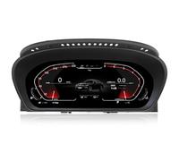 Panel de Instrumentos Digital LCD de 12,3 Pulgadas Compatible con BMW Serie 5 E60 E61 E63 E64 CCC CIC con velocímetro y Panel de Instrumentos Virtual. Pantalla para Coche,Pantalla táctil