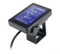 Panel de instrumentos LCD de bicicleta eléctrica para JN LCD GD06 compatible con controlador JN de 36 V 48 V incluye conector SM que muestra la batería de velocidad y códigos de falla