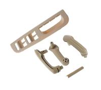 Panel de interruptor de Control lateral del conductor, manija de puerta y ventana Interior de coche, Compatible con Bora Golf 4(Beige)