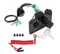 Panel de interruptor de encendido de 12 V Marine Boat compatible para Outboard Engine Yacht 704-82570-12-00
