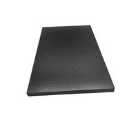 Panel de láminas fibra carbono 3K alta dureza, 200 x 250 mm, 0,5 a espesor, material modelo, 1 unidad Para Aviones/Modelos De Coche, Bricolaje(1.0mm twill matte)