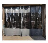 Panel de lona de vinilo impermeable para uso en exteriores, 2,8 x 2,4 m, divisor de lavado de coches, patio y porche, protección de grado industrial para depósito