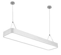 Panel de luz LED blanco Superficie 120 X 20cm rectangular negro 45W luz fría 6400K