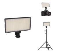 Panel de luz LED de 30 W en la cámara, Panel de luz Suave Ultra Delgado, Panel de luz Suave de Video LED, 416 Piezas, Panel Plano LED, luz de Relleno para transmisión en Vivo
