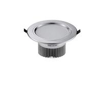 Panel de luz LED empotrable de 12 W, 15 W y 18 W con Lente PMMA y Circuito Integrado Inteligente, múltiples especificaciones, luz descendente para Interiores, luz de Techo integrada, iluminación