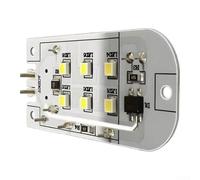 Panel de luz LED para refrigerador, paquete de 1, tablero de iluminación PCB de ahorro de energía con iluminación brillante y diseño a prueba de humedad, compatible con varios modelos de
