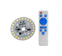 Panel de luz solar de 12 W para techo con selección de modo de luz blanca y cálida y entrada de energía solar de 6 V