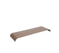 Panel de Madera CURVA para Estante Nuez