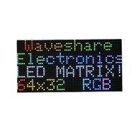 Panel de Matriz LED RGB a Todo Color Compatible con Raspberry Pi/Raspberry Pi Pico / ESP32 / Arduino Paso de 2,5 mm Brillo Ajustable de 64x32 píxeles