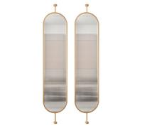 Panel de metal 9570 pulgadas de alto divisor interior para cocina y sala de estar, 2 paneles de 190 x 50 cm