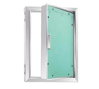 Panel de metal para reparación de paneles de yeso y techo, diseño de bloqueo a presión para una fácil instalación en placas de yeso y puertas de fontanería
