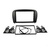 Panel de modificación de navegación DVD para SL R230 G550 SL350 2005, kit de marco negro ABS con tornillos y sellado para anillo (174 x 98 mm)