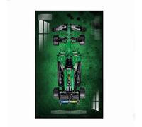 Panel de montaje en pared compatible con LE*GO Technic 42240 Aston Martin Aramco AMR25 Formula 1 Race Ca - Soporte de pared para F1 Car 42240 50 x 80 cm (modelo no incluido), A