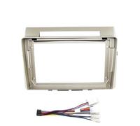 Panel de navegación Adaptador de marco para radio DVD de coche 2 DIN de 9 pulgadas con Android, kit de panel de audio compatible con Toyota Verso Corolla 2004-2009